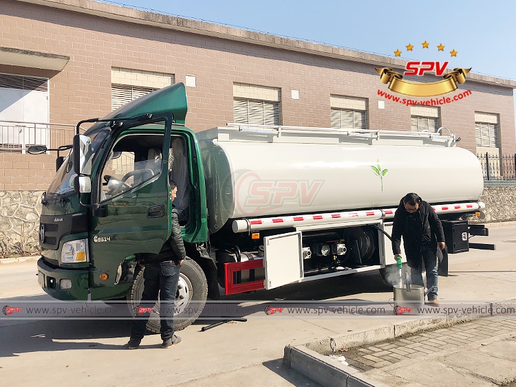 10,000 litres Fuel Tank Truck FOTON - Testing 10,000 litres Fuel Tank Truck FOTON - Testing
